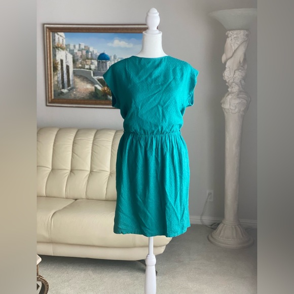 Sessun autumnal leaf patter dress, M size - Picture 13 of 13